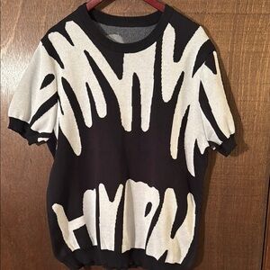 Mens XL knit short sleeve pullover